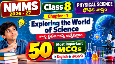 NMMS Class 8 Physical Science Chapter 1 – Exploring the World of Science